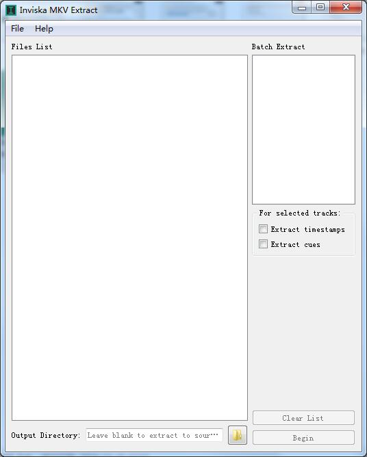 Inviska MKV Extract截图