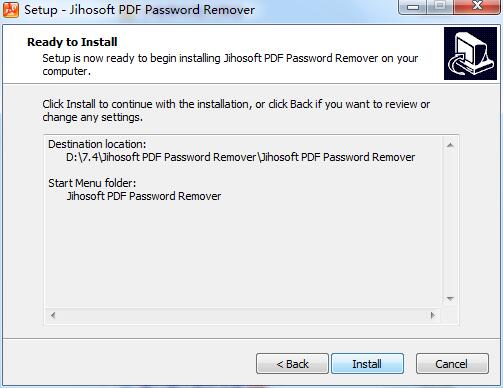 Jihosoft PDF Password Remover截图