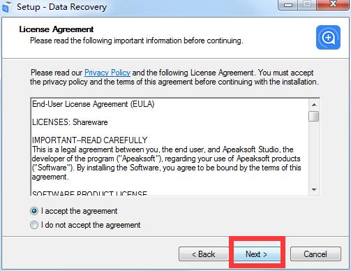 Apeaksoft Data Recovery截图