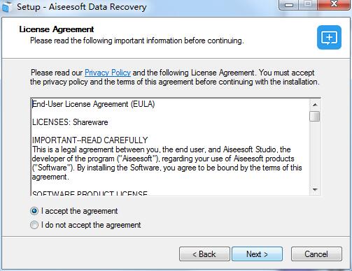 Aiseesoft Data Recovery截图