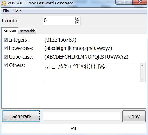 Vov Password Generator截图