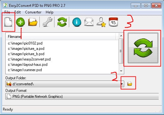 Easy2Convert PSD to PNG PRO截图