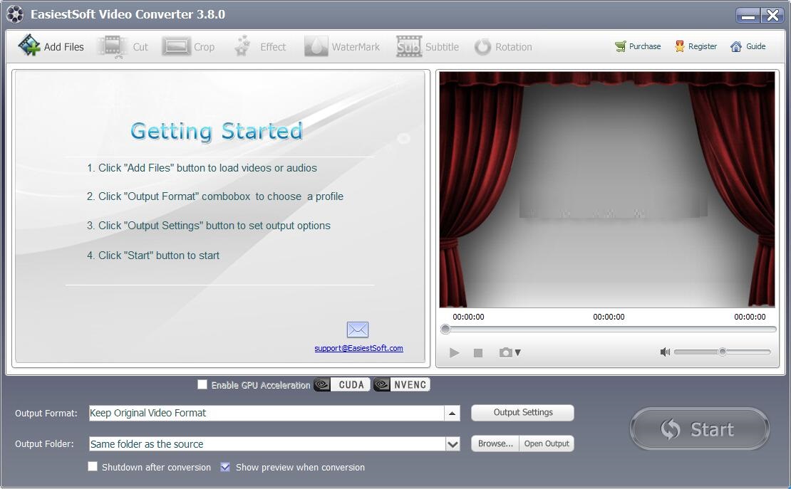 EasiestSoft Video Converter截图