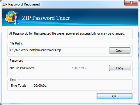 Cocosenor ZIP Password Tuner截图