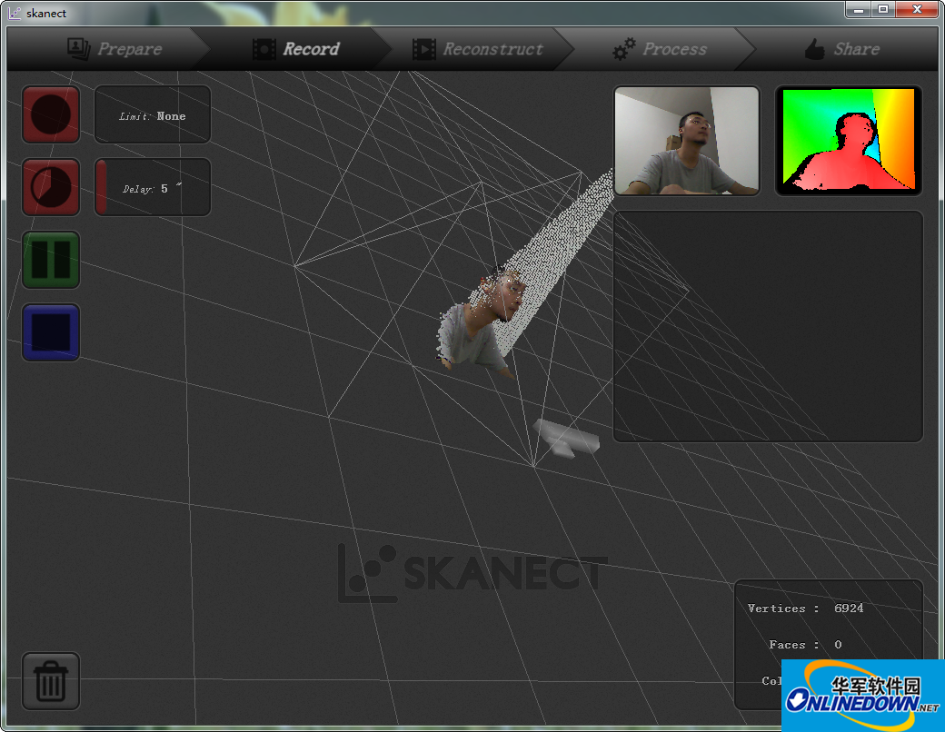 3D扫描工具(Skanect)截图