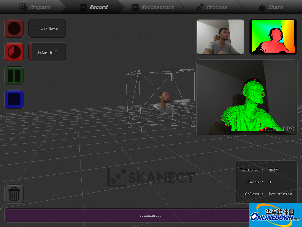 3D扫描工具(Skanect)截图