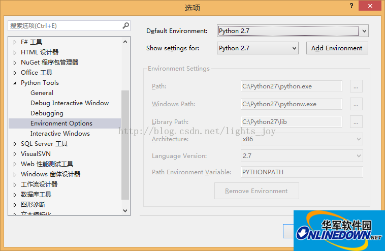 VS Python插件(Python Tools for Visual Studio)截图