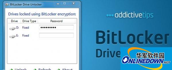 硬盘分区加密|BitLocker Drives Unlocker截图