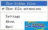 一键显示/隐藏文件及扩展名(HiFiTo)截图