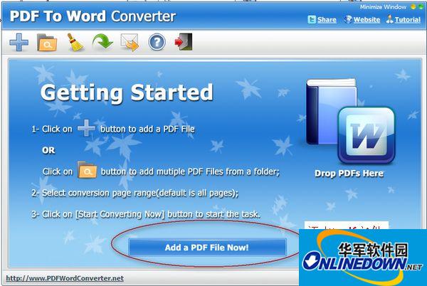 pdf转word转换器(PDF to Word Converter)截图