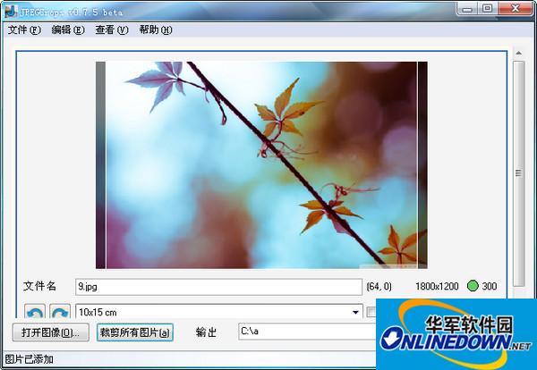 JPEGCrops(图片裁剪软件)截图