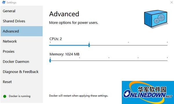 Docker for Windows截图