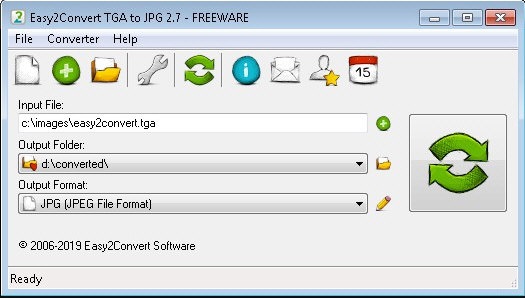 Easy2Convert TGA to JPG截图