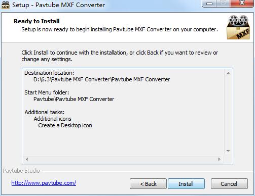 Pavtube MXF Converter截图