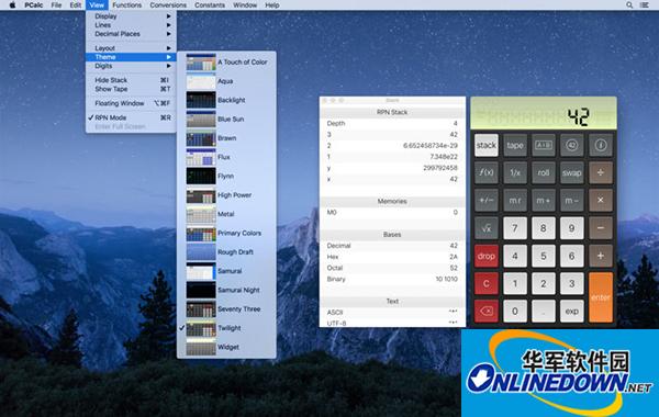 PCalc计算器Mac版截图