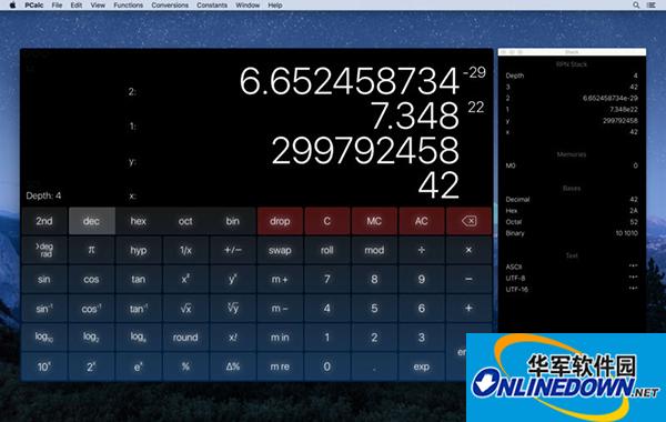 PCalc计算器Mac版截图