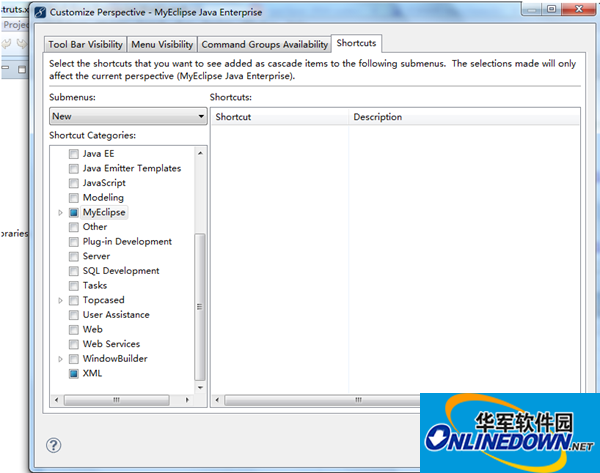 myeclipse 2014 customize persperctive无效的bug修复工具截图