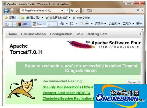 Apache Tomcat8.5截图