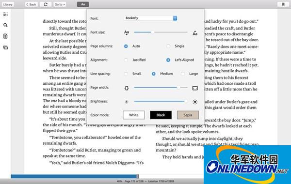 Kindle Mac版截图