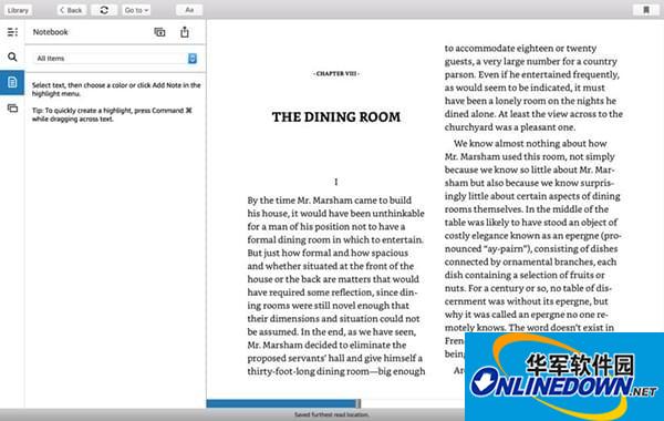 Kindle Mac版截图