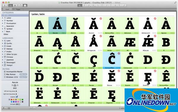 Glyphs Mac版截图