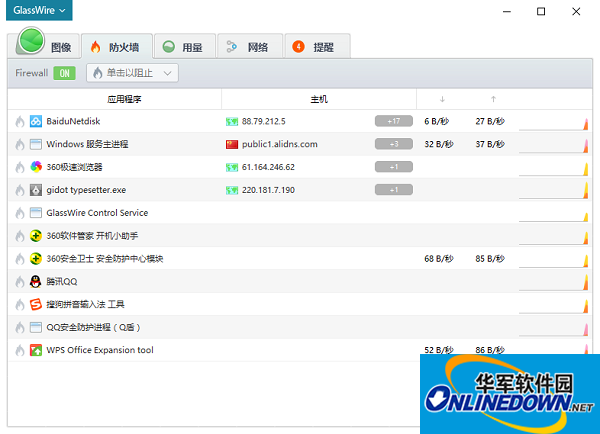 glasswire elite(防火墙与网络监视器)截图