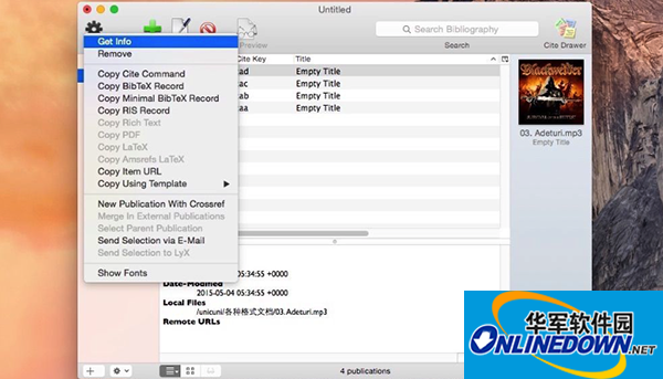 BibDesk Mac版截图