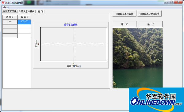 洪水入库流量推算截图