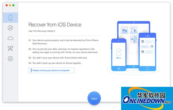 Primo iPhone Data Recovery Mac版截图