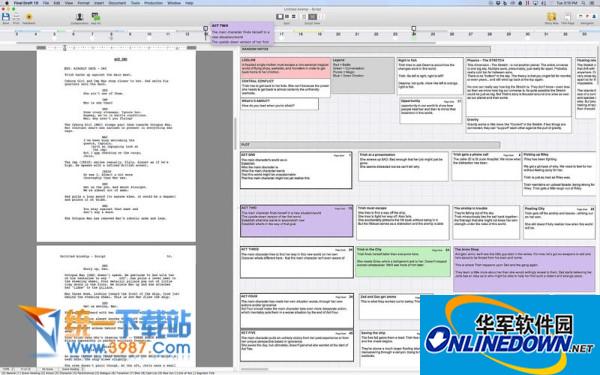 Final Draft 10 Mac版截图