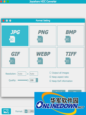 Joyoshare HEIC Converter Mac版截图