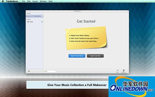 TidyMyMusic Mac版截图