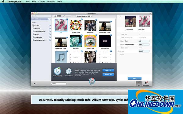 TidyMyMusic Mac版截图