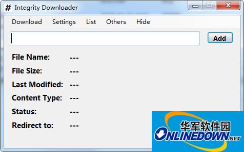 Integrity Downloader(简单下载工具)截图