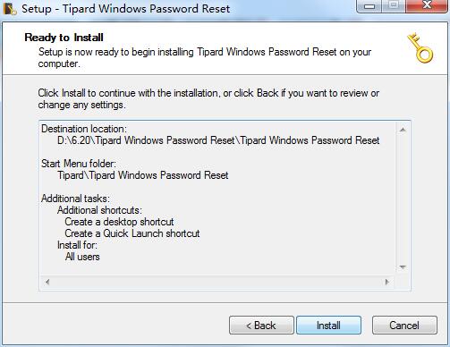 Tipard Windows Password Reset截图