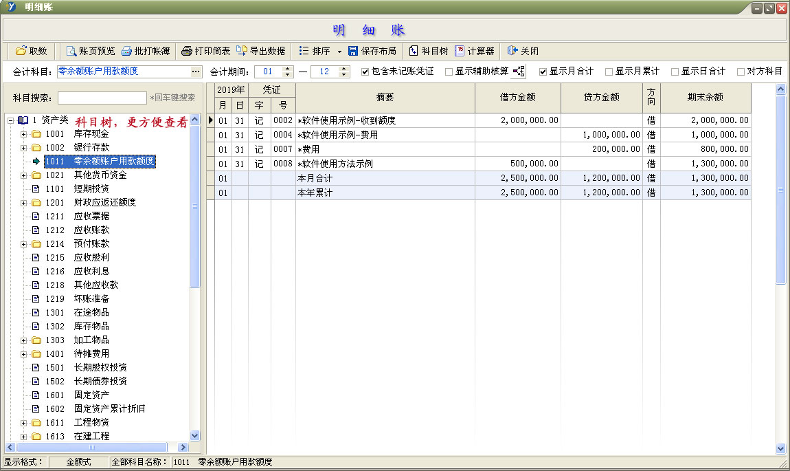 易用王财务软件－账务与资产集成系统截图