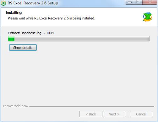 RS Excel Recovery截图