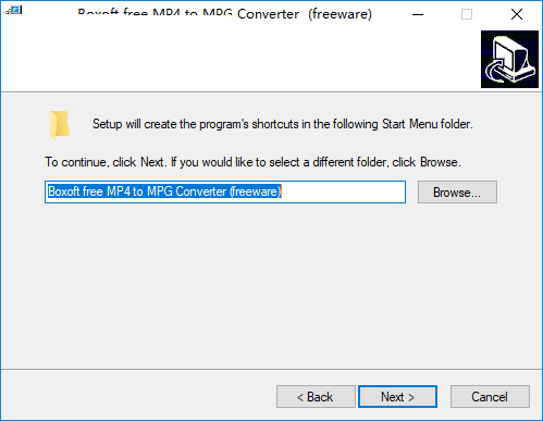 Boxoft Free MP4 to MPG Converter截图