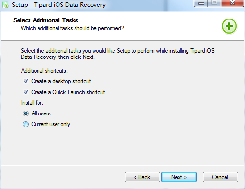 Tipard iOS Data Recovery截图