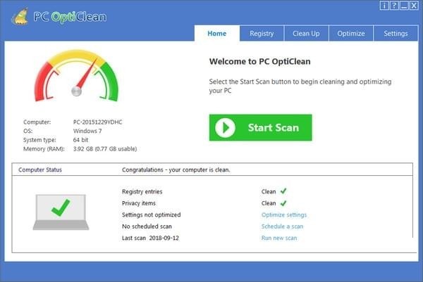 PC OptiClean截图