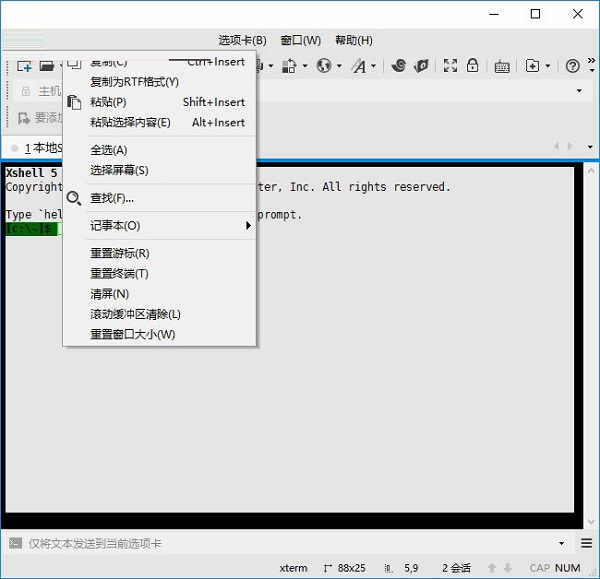 Xshell5截图