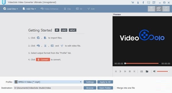 VideoSolo Video Converter Ultimate截图