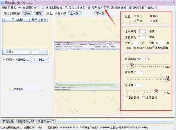 天音批量加水印大师截图
