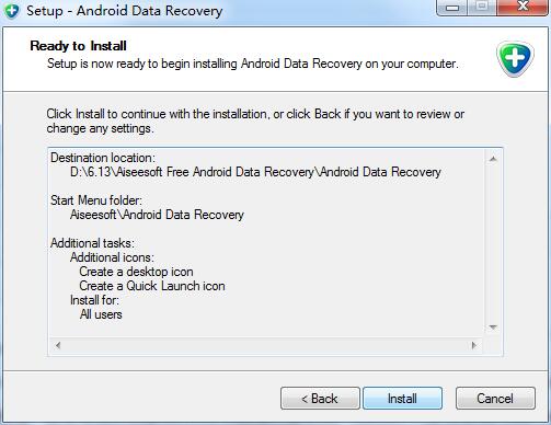 Aiseesoft Free Android Data Recovery截图