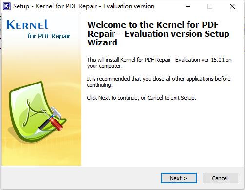 Kernel for PDF Repair截图