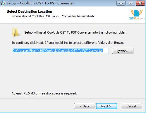 Coolutils OST to PST Converter截图