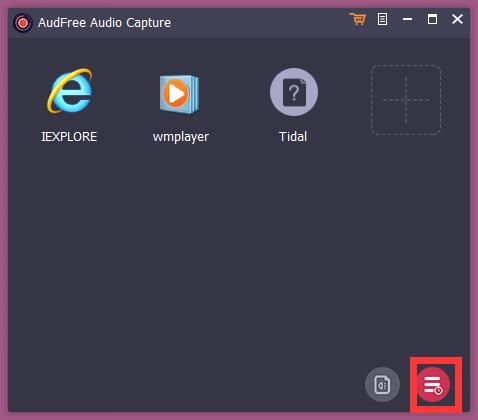 AudFree Audio Capture截图