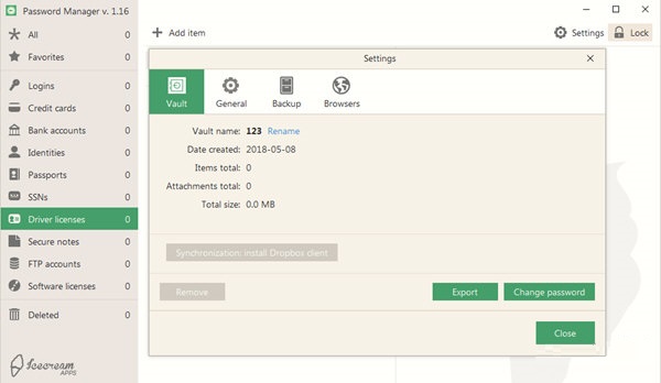 Icecream Password Manager截图