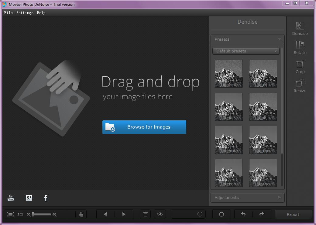 Movavi Photo DeNoise截图