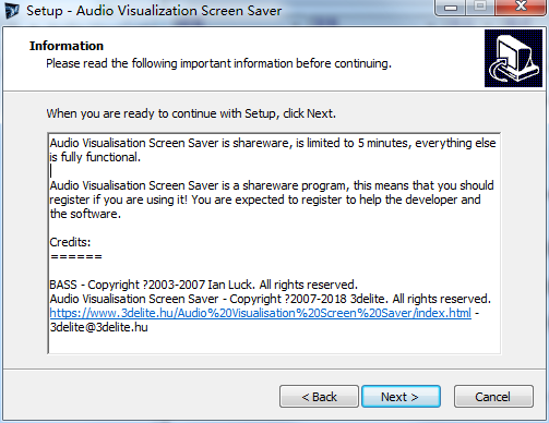 Audio Visualisation Screen Saver截图